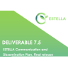 D7.5 ESTELLA Communication and Dissemination Plan, Final release